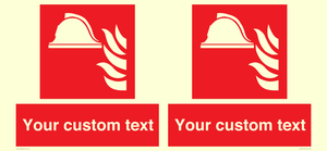 Custom Location of firefighting equipment